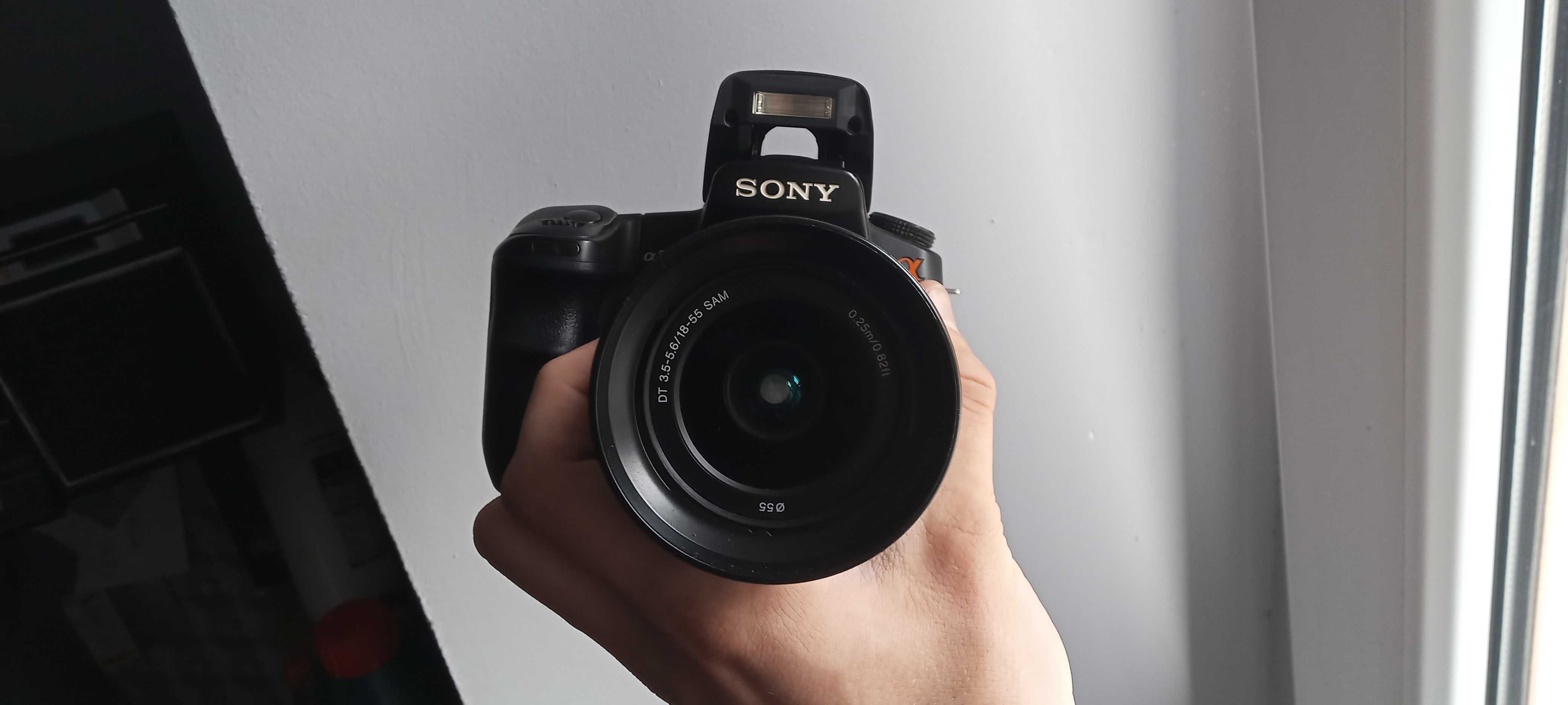 Aparat sony alpha 200 bez karty cf i minolty