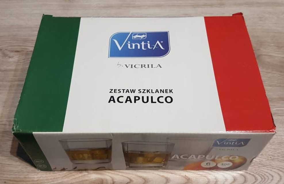 Zestaw 6 szklanek Vintia Vicrila Acapulco 300ml i 330ml