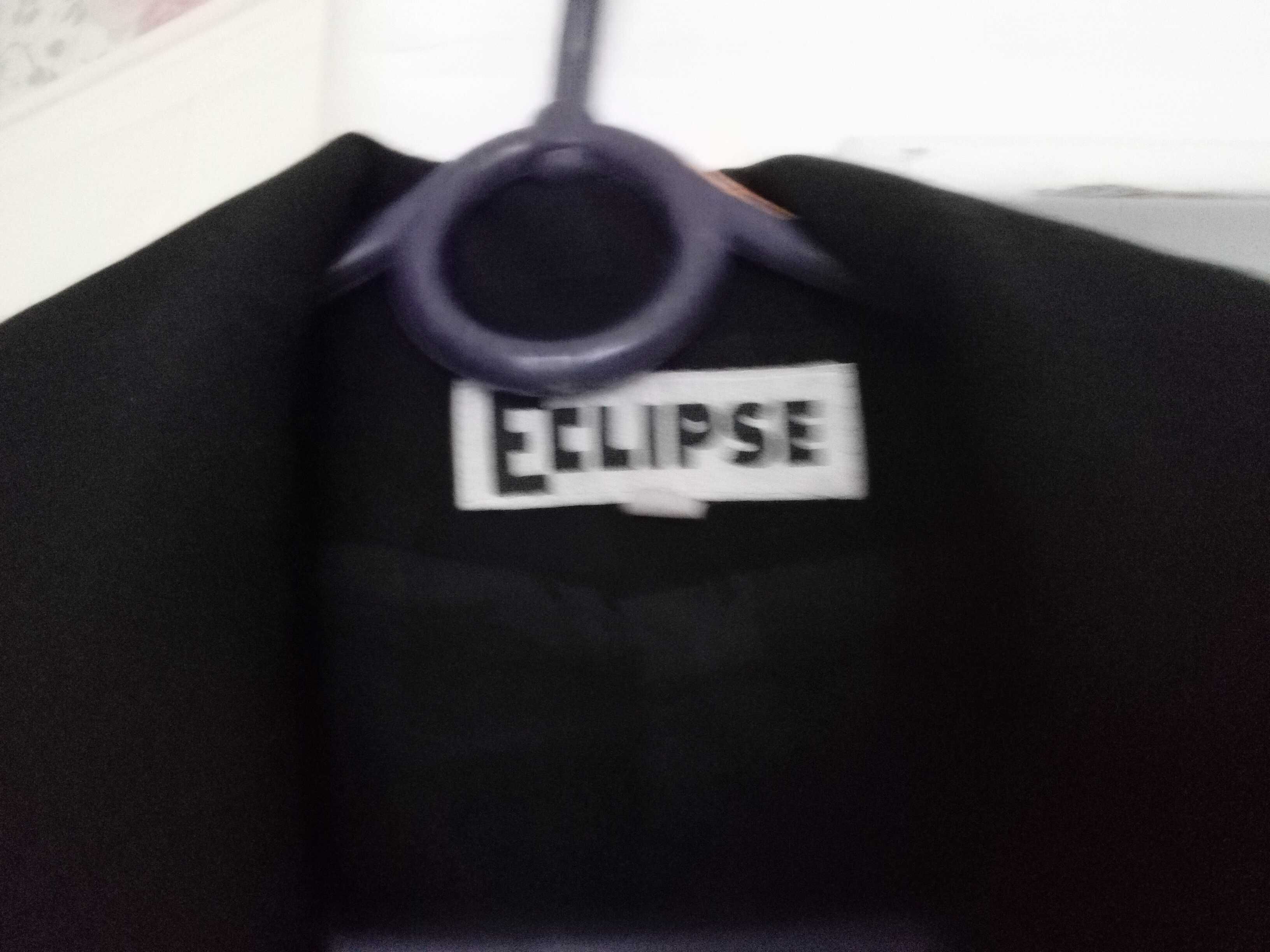 Wełniana marynarka damska żakiet eclipse 38 M czarna elegancka