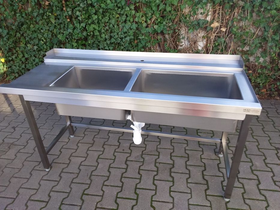 Zlewozmywak zlew 77x171cm basen myjka gruby gastronomiczny wysyłka