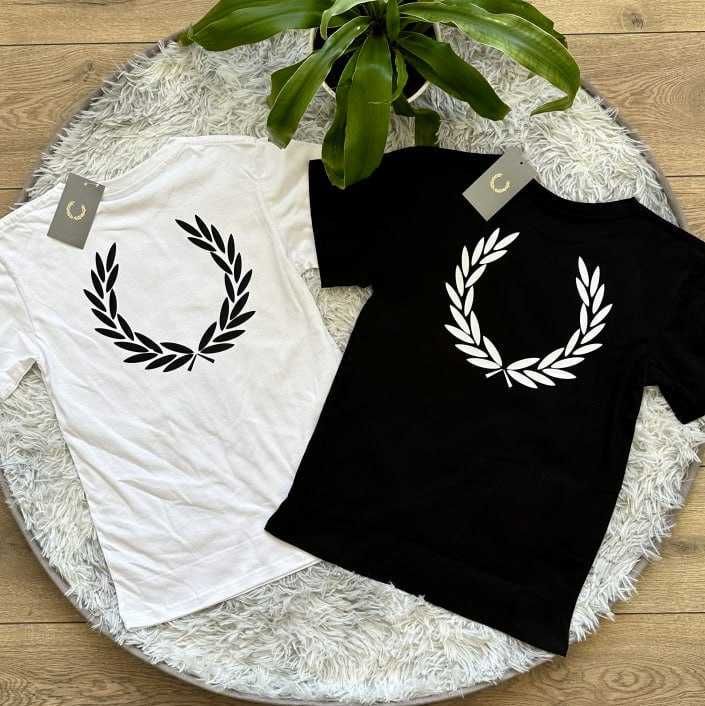Новая футболка Fred Perry • Hooligan • Черная / Белая • Фред Перри