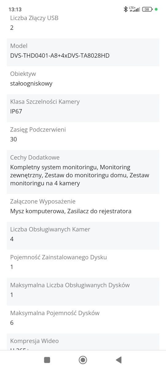 Zestaw do monitoringu