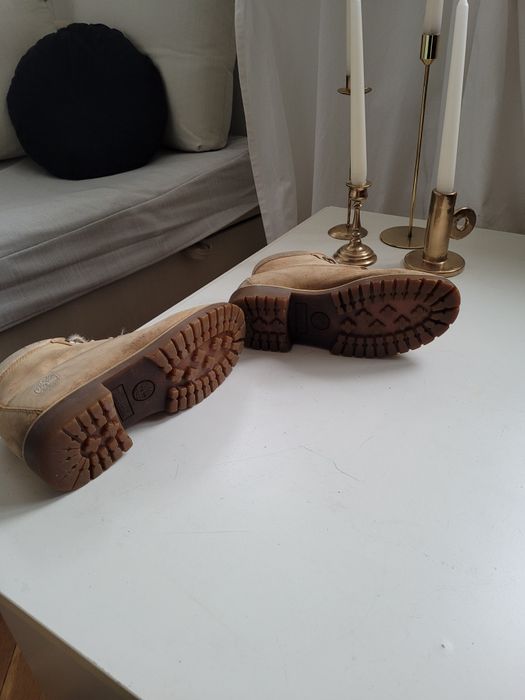 Buty Timberland trapery beżowe klasyki