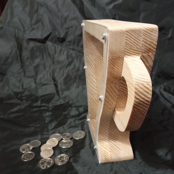 Копилка из дерева,,Чашка"для кафе , для дома или на подарок