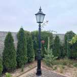 Słup żeliwny, latarnia ogrodowa, lampa żeliwa w stylu RETRO