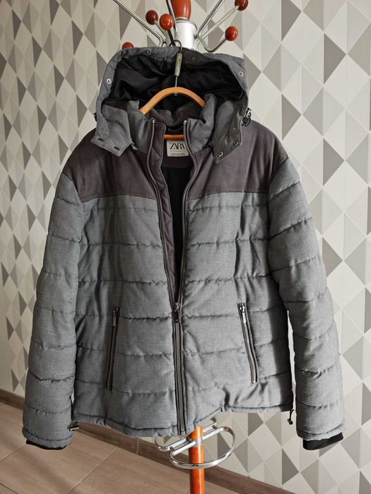 Зимняя курточка куртка дутик пуховик Zara XL