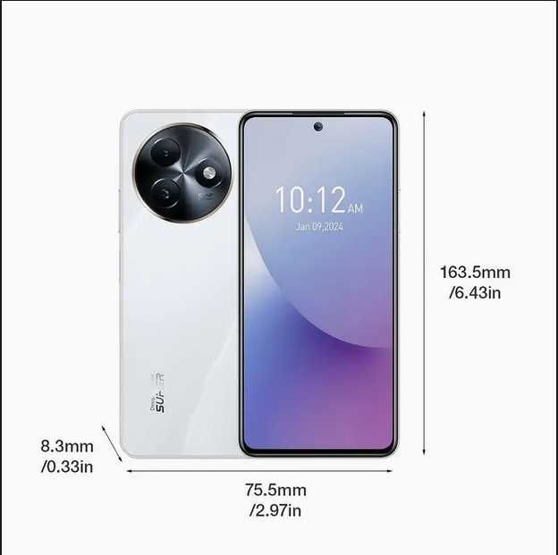ITEL S24. 16Gb(8+8)/256, 108Mp, 90Hz, 5000мА, NFC, Cтереозвук+Подарок