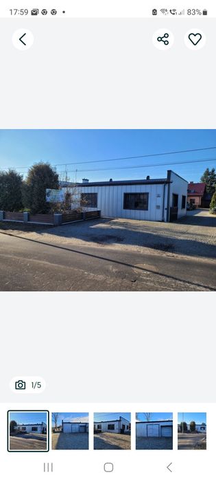 Warsztat/magazyn do wynajęcia cena netto 3800 zł