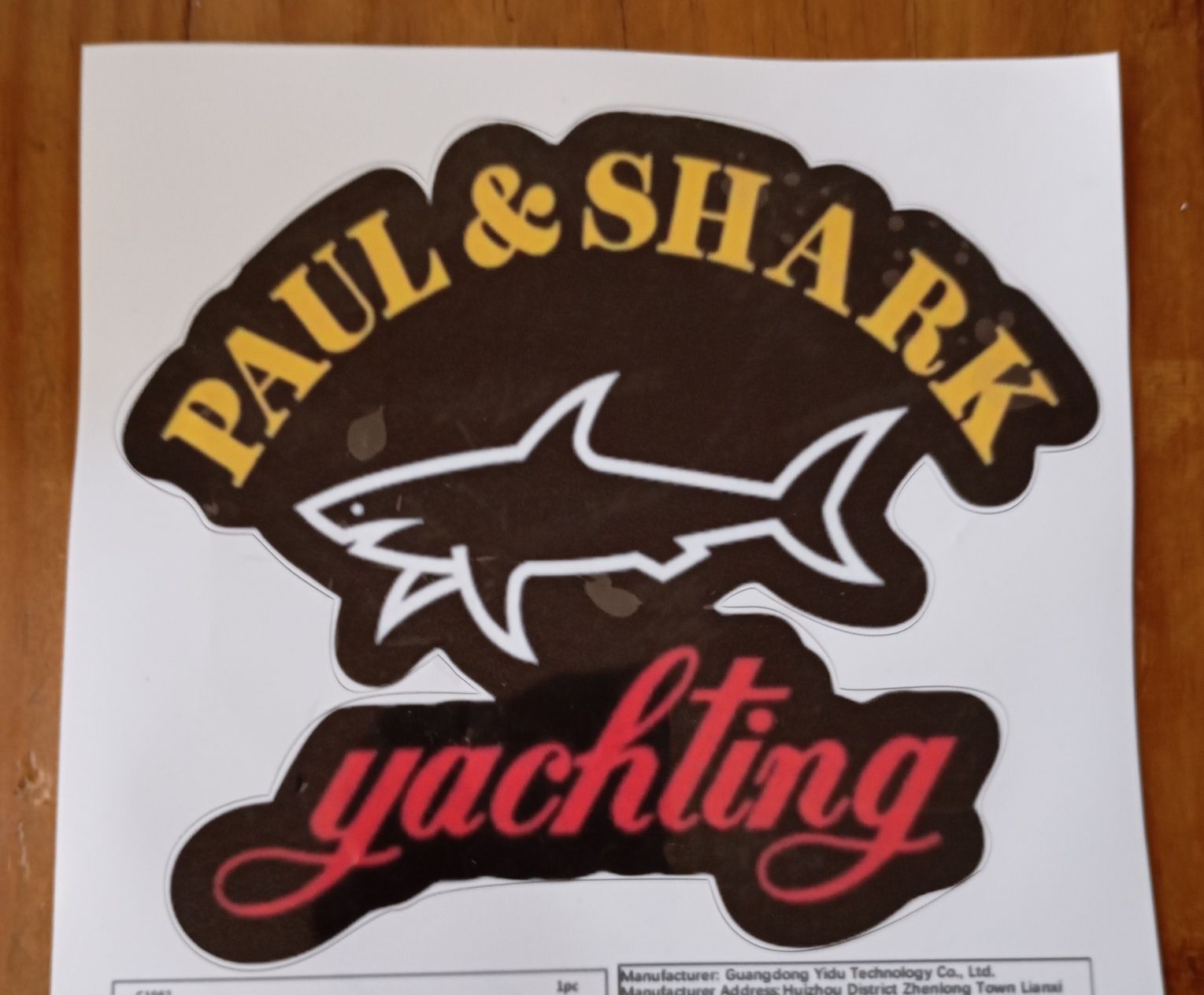 Autocolante da Paul shark