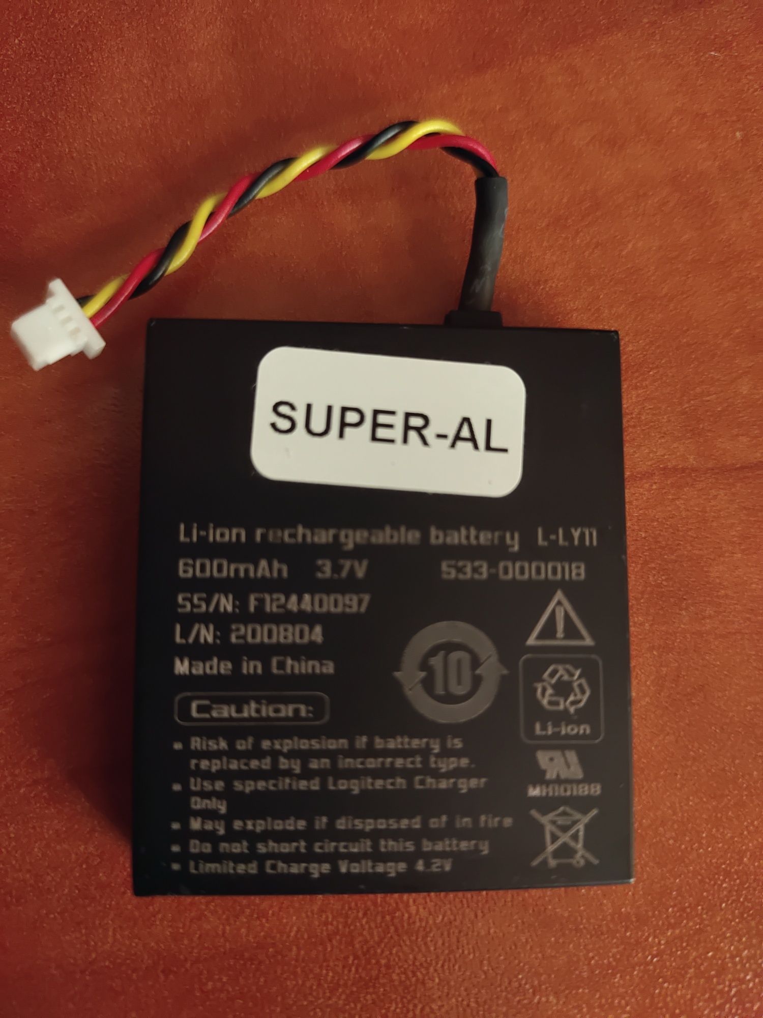 Akumulator Logitech Mx Revolution L-Ly11 600Mah