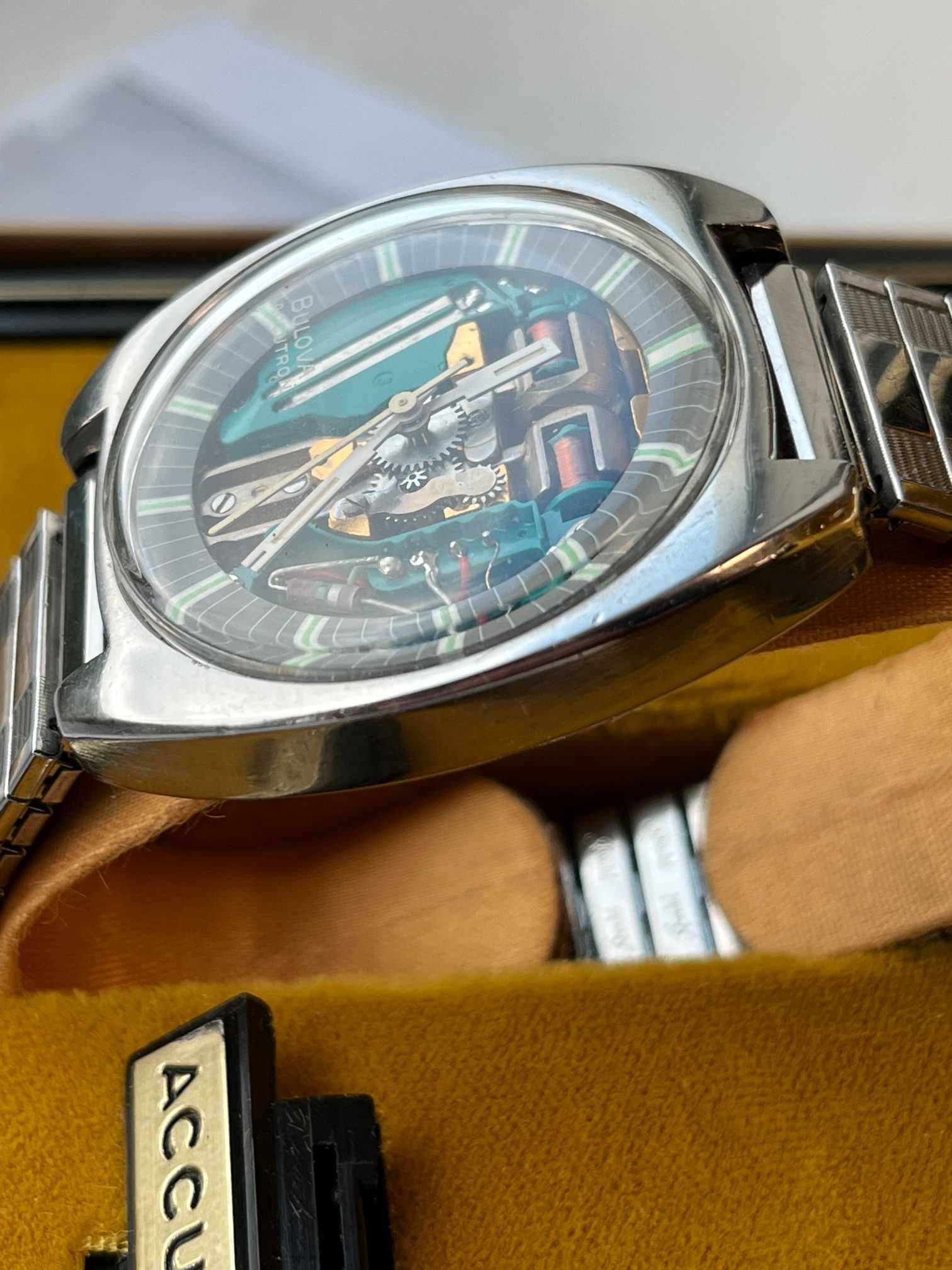 Zegarek Bulova Spaceview Accutron 770 T model 1969r Pudełko + serwis