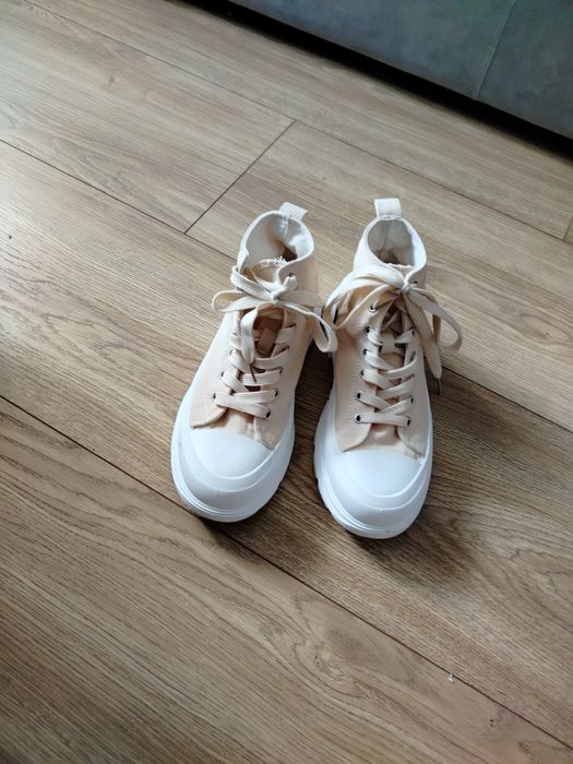 Trampki wysokie dziewczęce