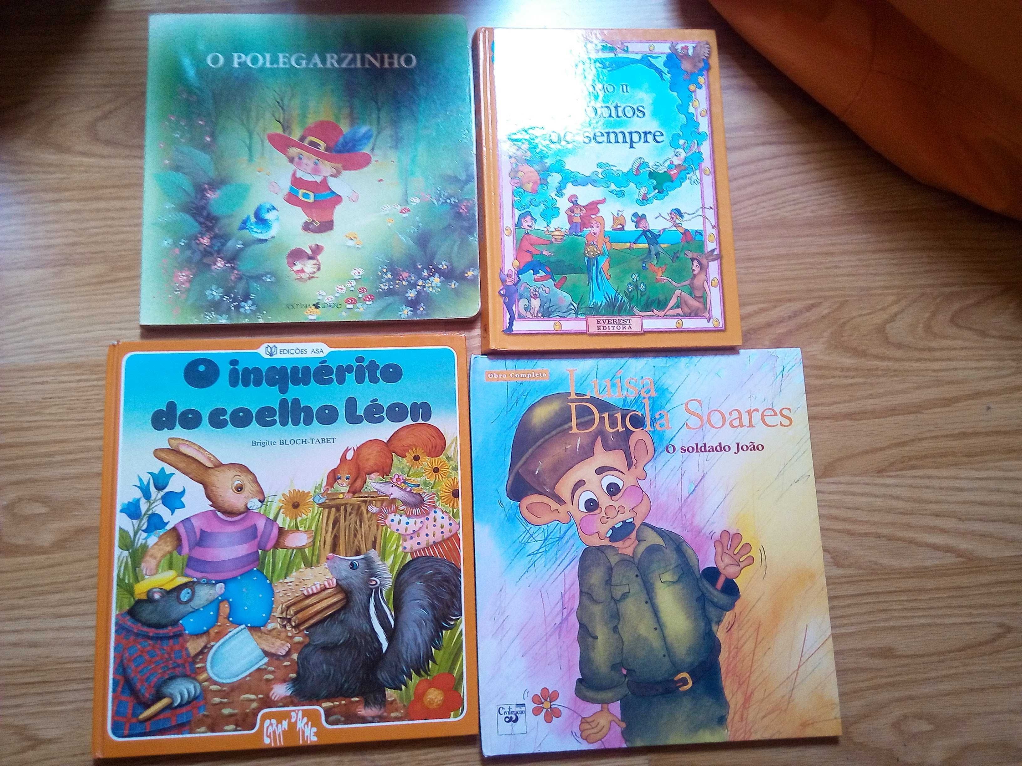 Livros Infantis, Noddy, Polegarzinho, Rua Sésamo, Branca de Neve...