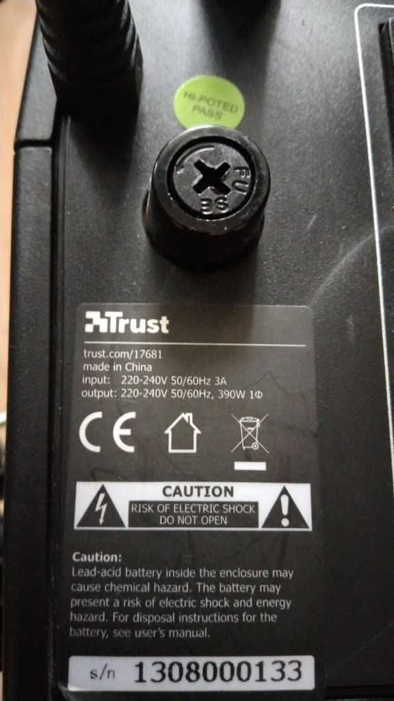 ИБП Бесперебойник UPS 390 VA