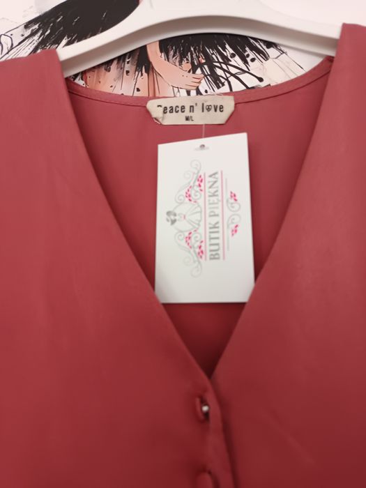Bluzka damska peace n'love nowa vintage retro style hit viral new
