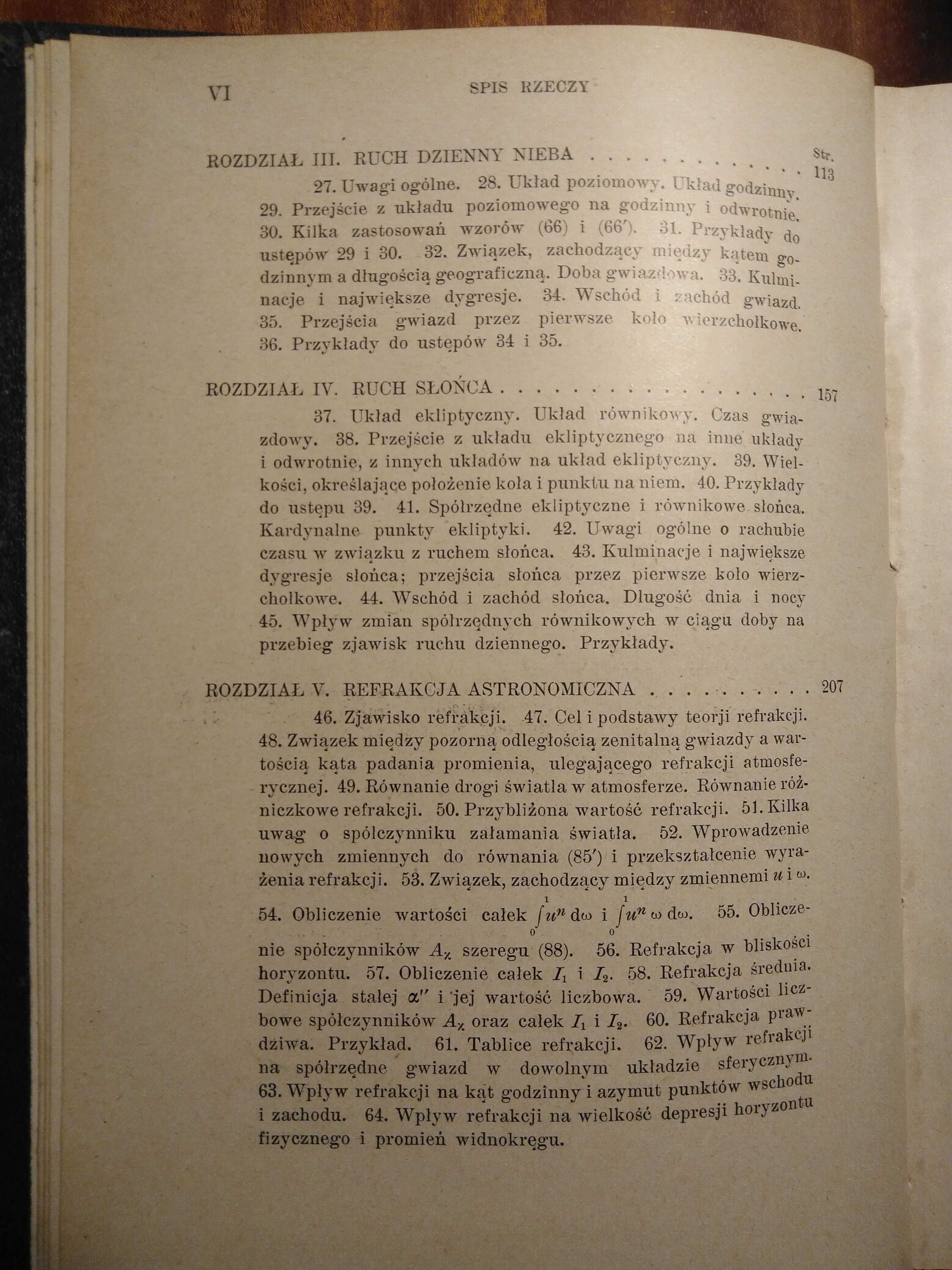 Astronomja sferyczna - dr M. Ernst 1928