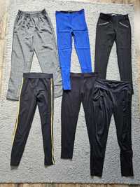 Paka 6szt zestaw spodni damskich spodnie legginsy S