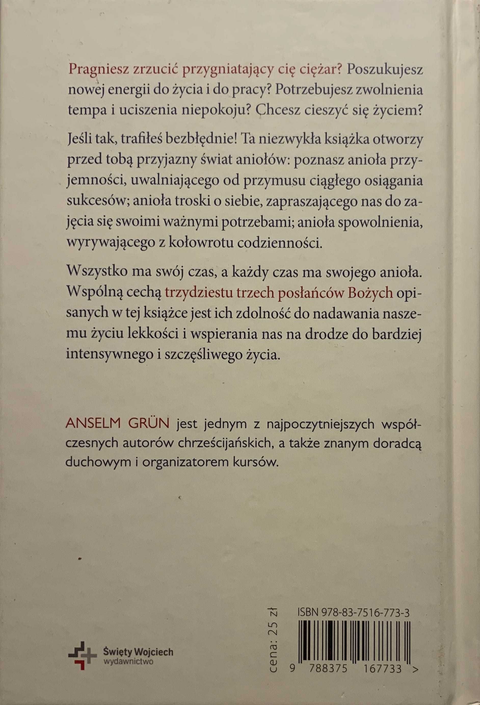 Książka Anselm Grun "Posłańcy Nieba"
