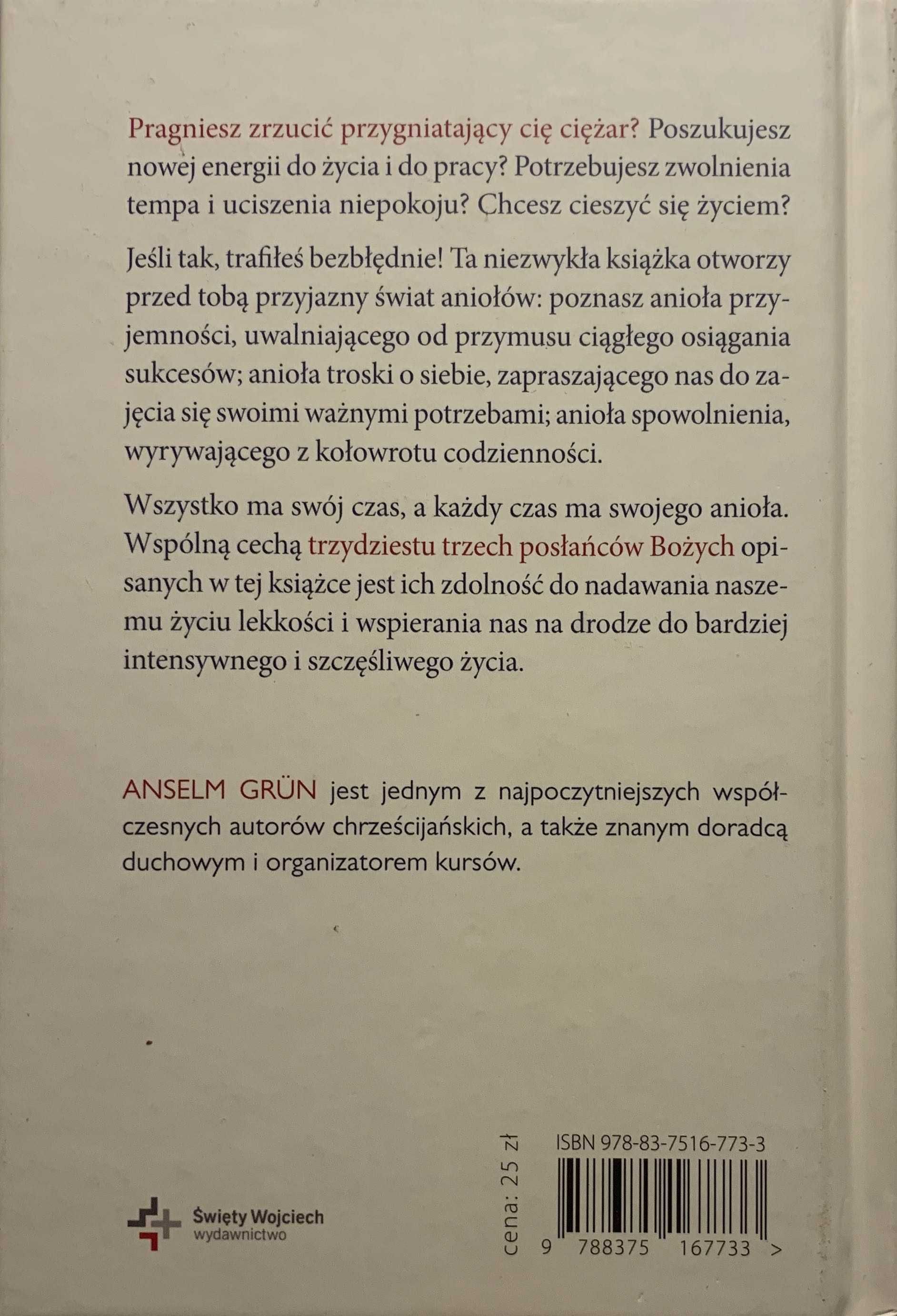 Książka Anselm Grun "Posłańcy Nieba"