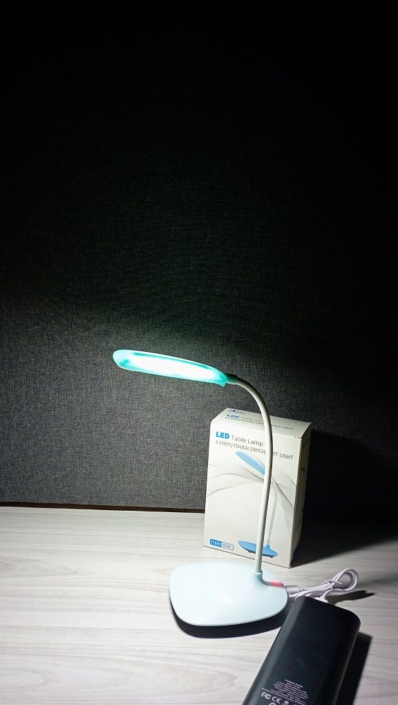 Настольная лампа, светильник, лампа на батарейках, лампа от USB