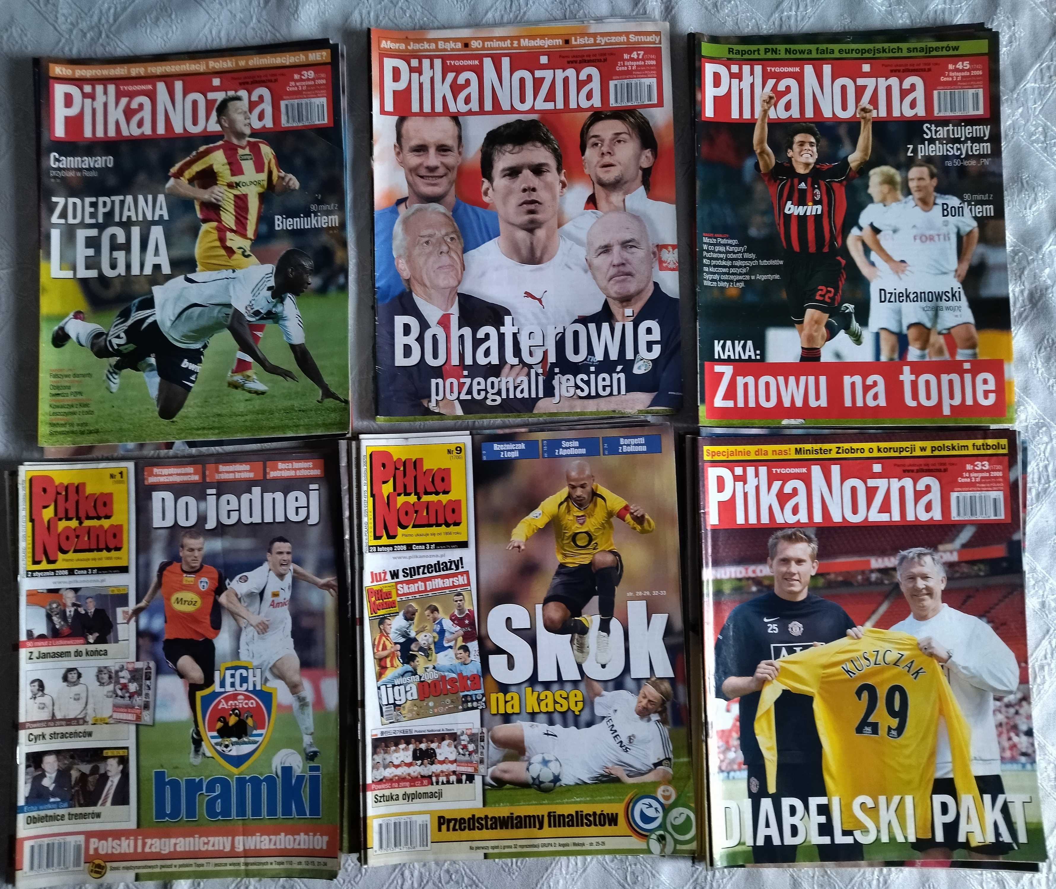 Piłka Nożna tygodnik 2006 zestaw