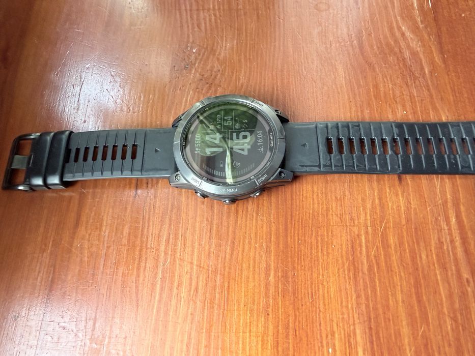 GARMIN GPS Fenix 7x Pro Sapphire Carb Grey czarny pasek