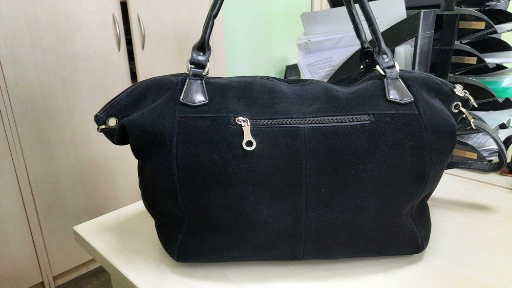 Продам  велику сумку з натуральної замши