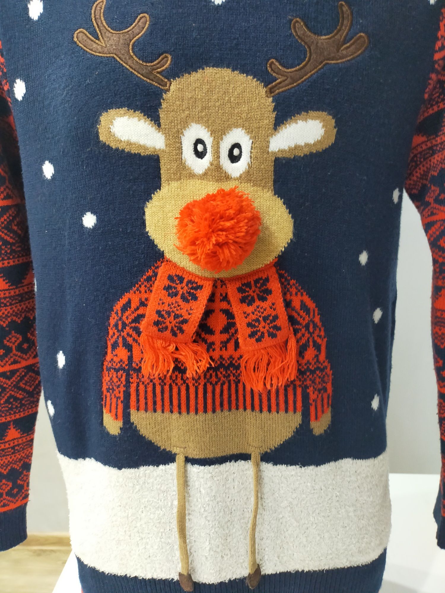 Swetr męski Świąteczny Rudolf