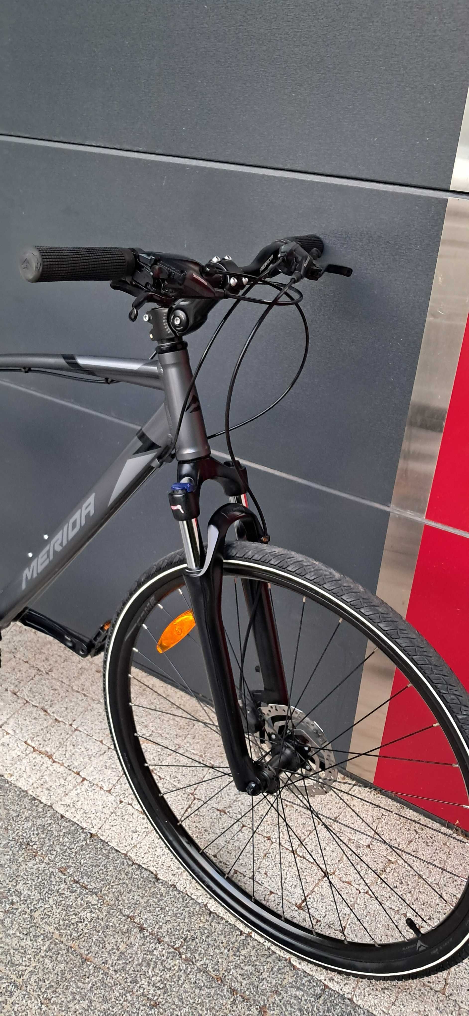 Fajny rower krossowy Merida Crossway Shimano hydraulkia 55 cm