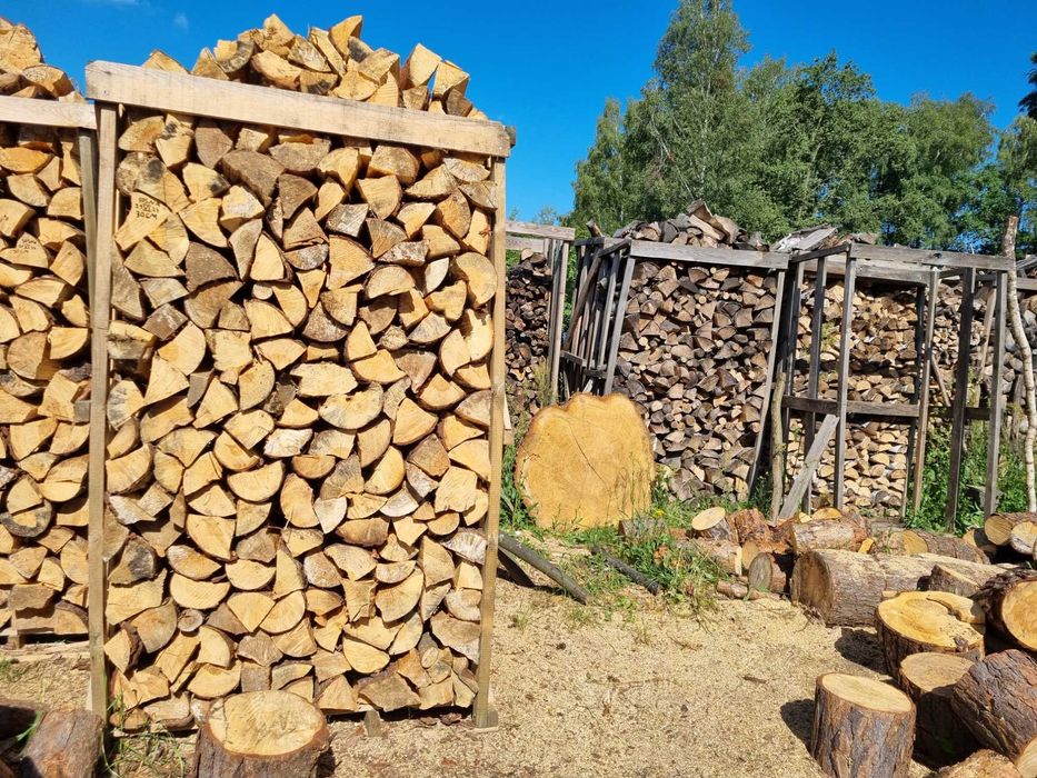 Drzewo drewno liściaste kominkowe  opałowe ksawerów Aleksandrów Łódź