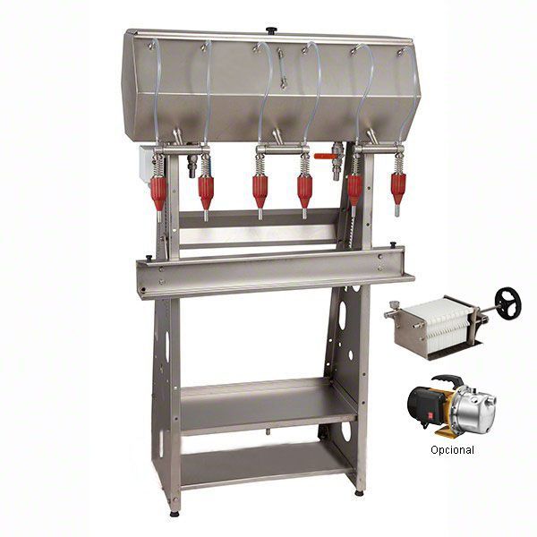 Maquina de enchimento semi-automatico por gravidade