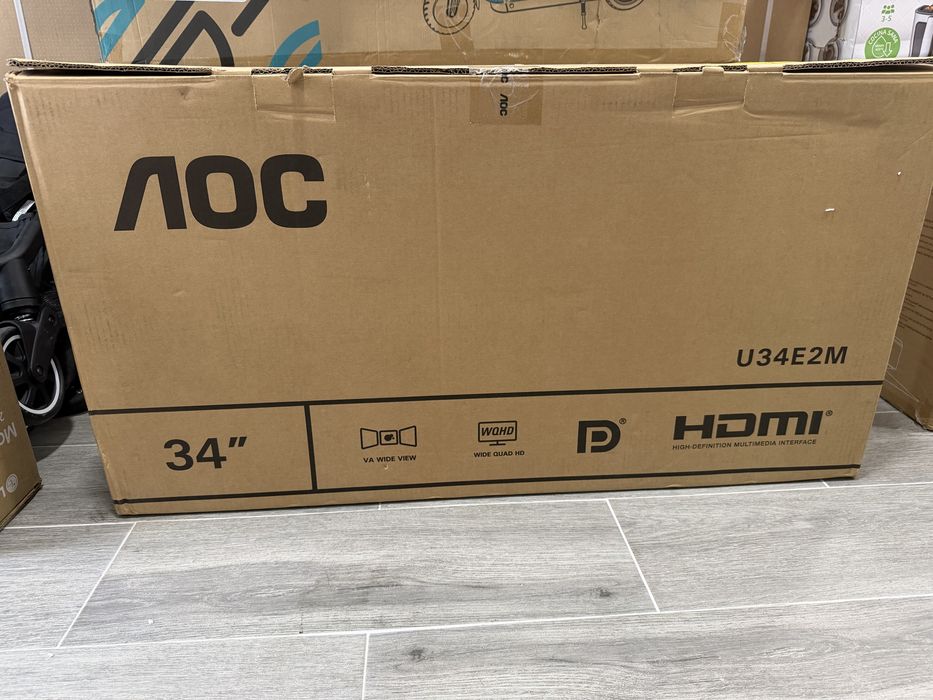 Monitor AOC 34 Polegadas Com Garantia na caixa