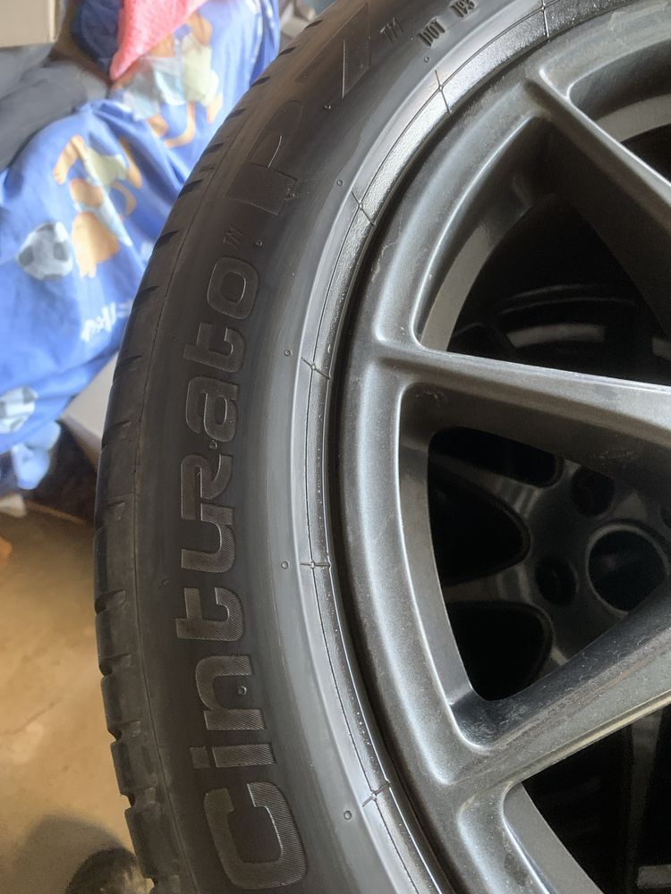 Гума диски різноширокі порш панамера комплект 5/130 r18