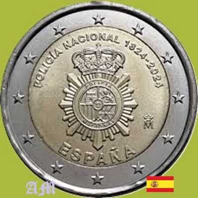 ESPANHA 2€ Corpo Nacional de Polícia