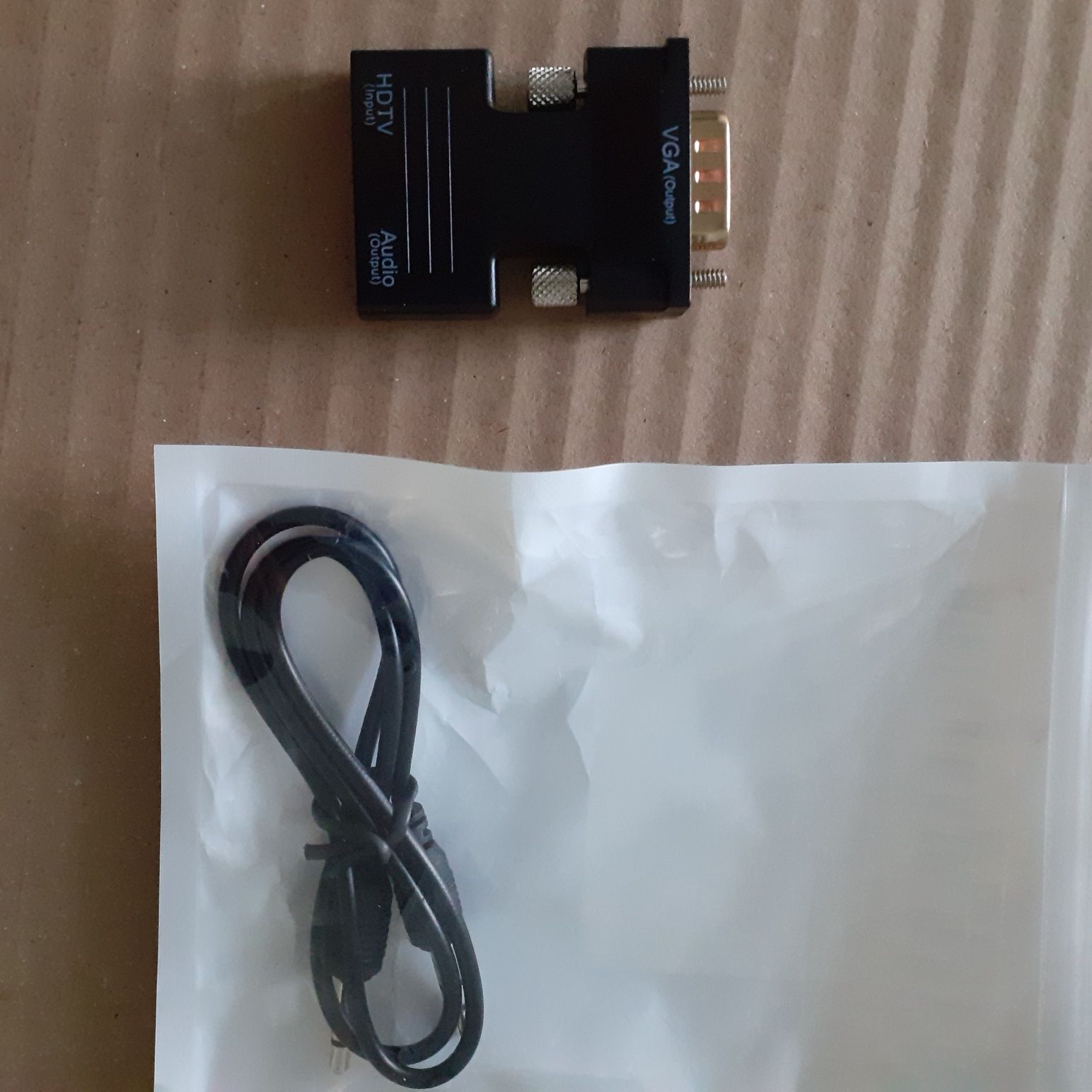 Adaptador Conversor HDMI-VGA c/ Cabo áudio
