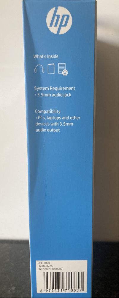 HP Music headset dhe - 7000 novo