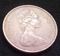Монета New Pence 1971года