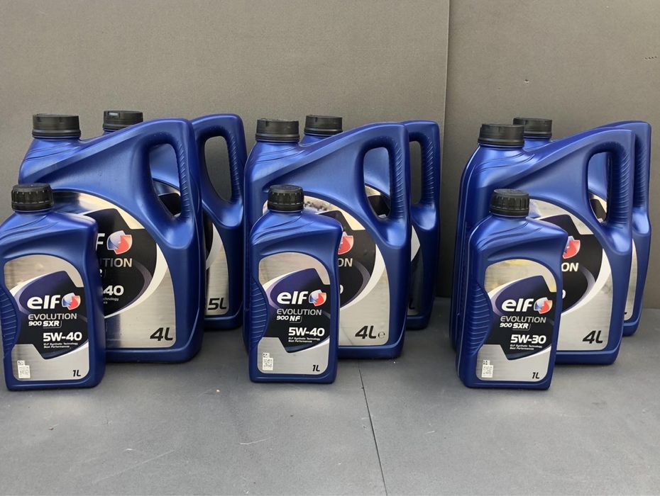 Масло синтетика Elf 5w30 sxr 5л -1355грн/5w40 sxr 5л -1335/5w40 nf 5л