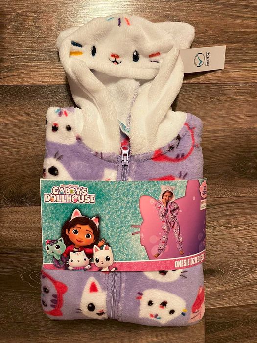 Onesie Piżama Kombinezon Koci Domek Gabi rozmiar 110-116
