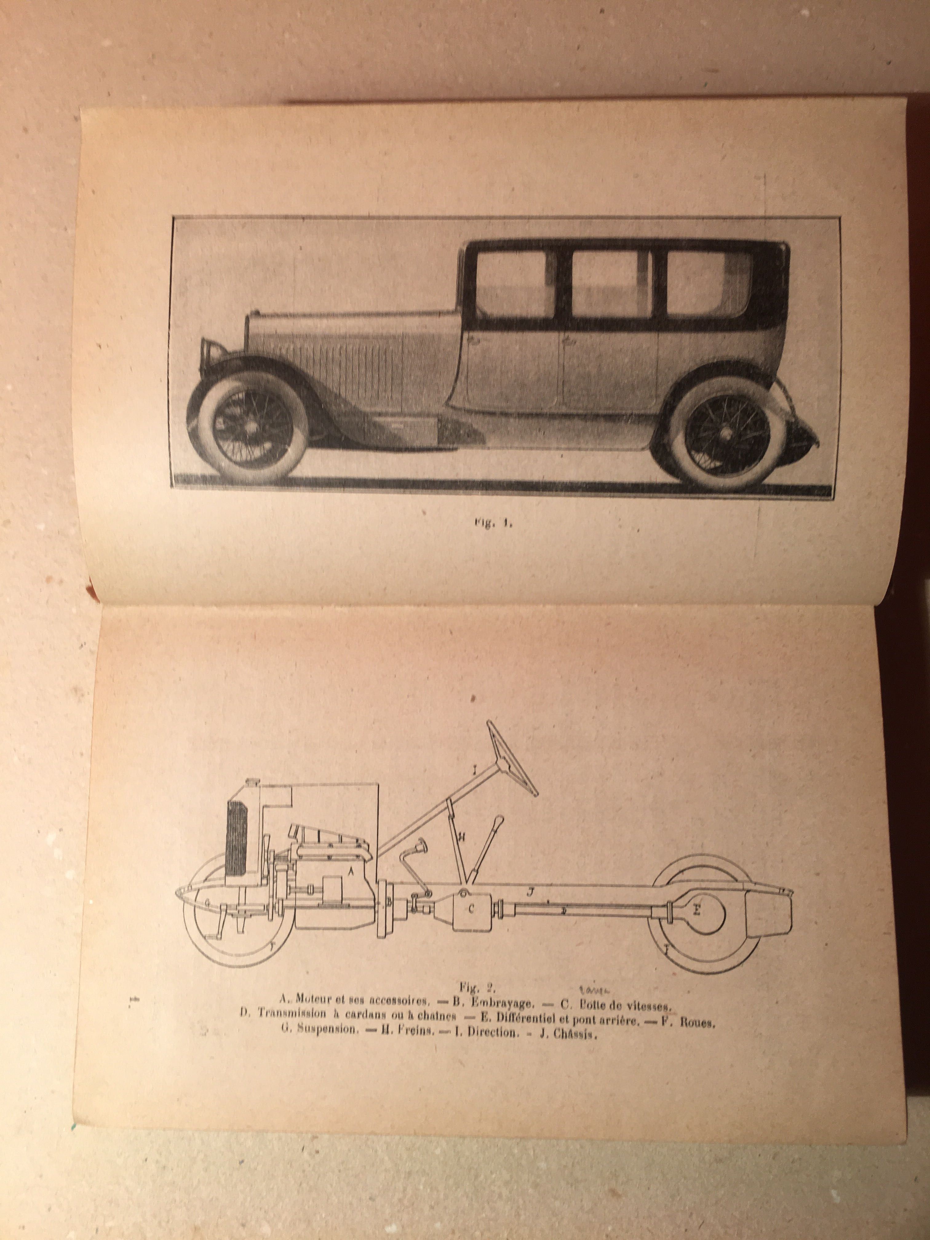 1922 - MANUEL du MÉCANICIEN - AUTOMOBILISTE Construction et Réparation