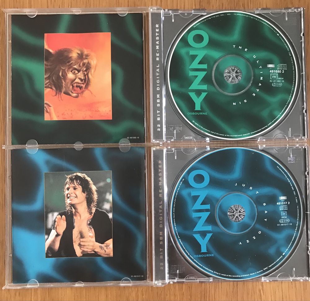 Conjunto 4 CDs: Ozzy Osbourne - Special Collectors Edition - Re-Master
