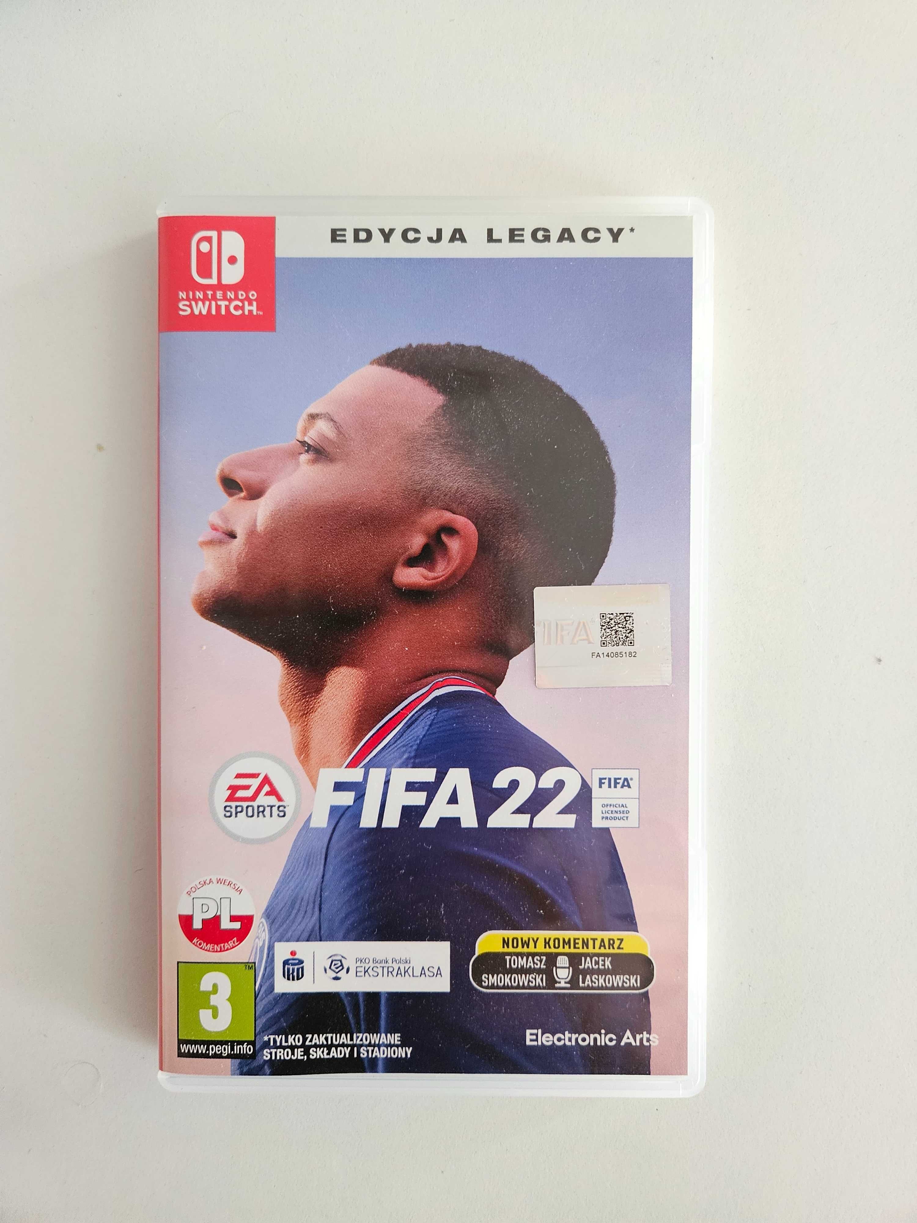 Nintendo Switch Animal Crossing Edition + Fifa 22 i Akcesoria