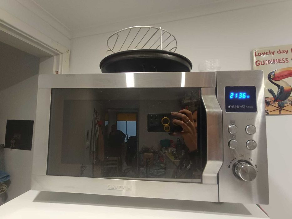 Microondas Micro-ondas SEVERIN MW 7755 com Grill – Bom Estado