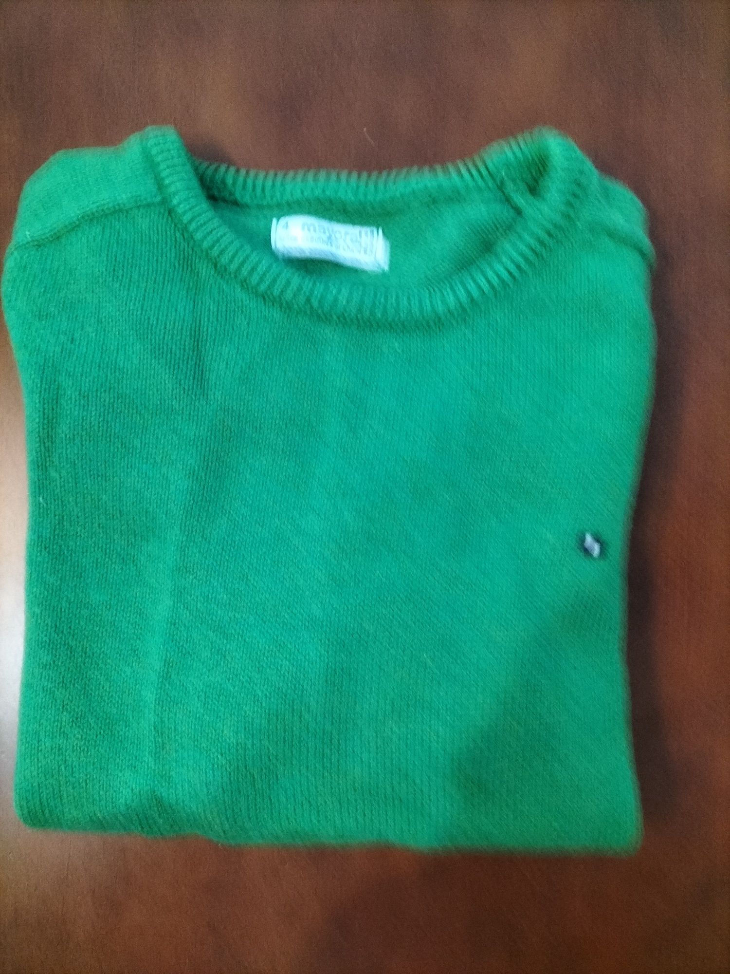 Camisola Mayoral verde (4 anos)