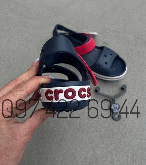 Новинка Дитячі сандалі для дівчаток та хлопчиків крокс Crocs Sandal