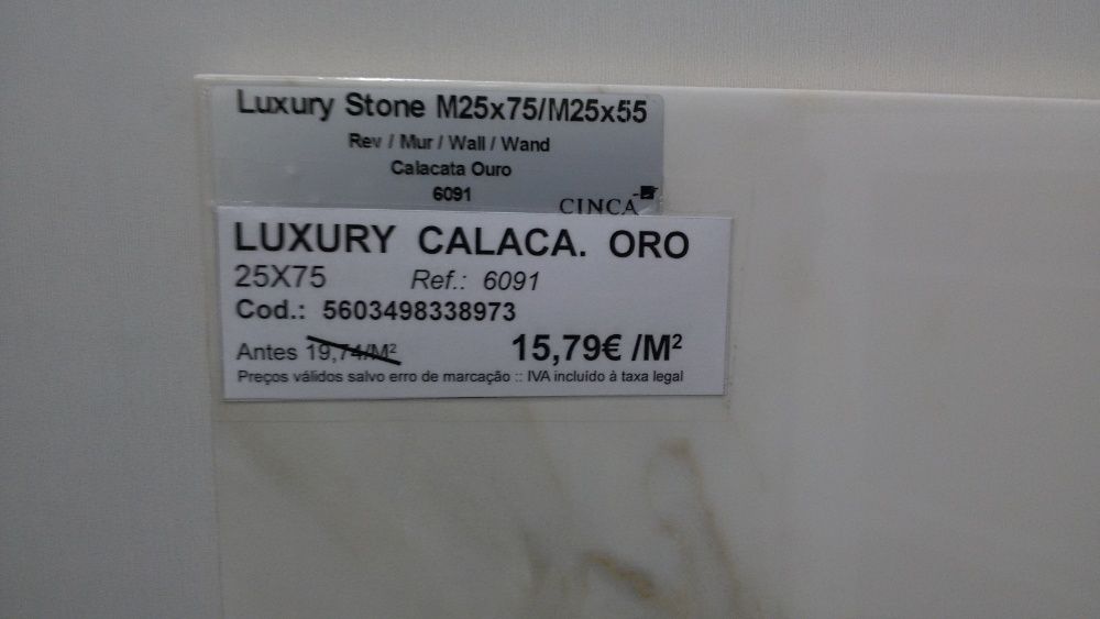 Azuleijos Wave Calcata Oro