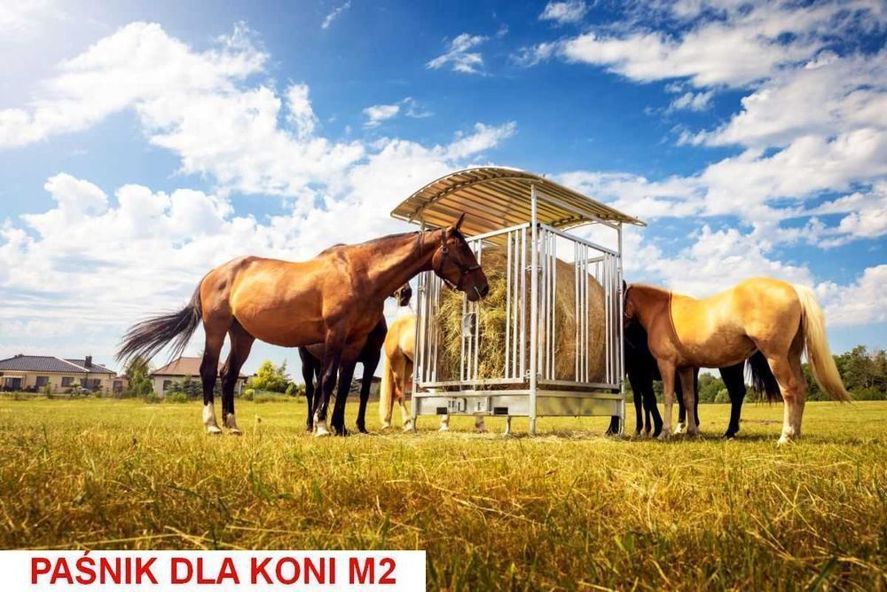 PAŚNIK OCYNKOWANY z daszkiem dla Bydła Koni Krów