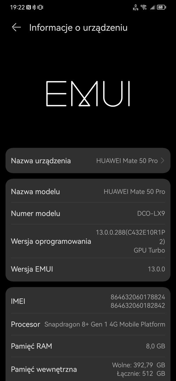 Huawei mate 50 pro na gwarancji