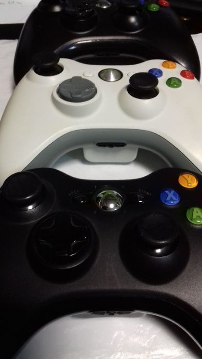 Bezprzewodowy pad xbox 360, biały lub czarny, sklep Tychy