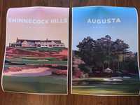Pintura poster campos de golfe famosos